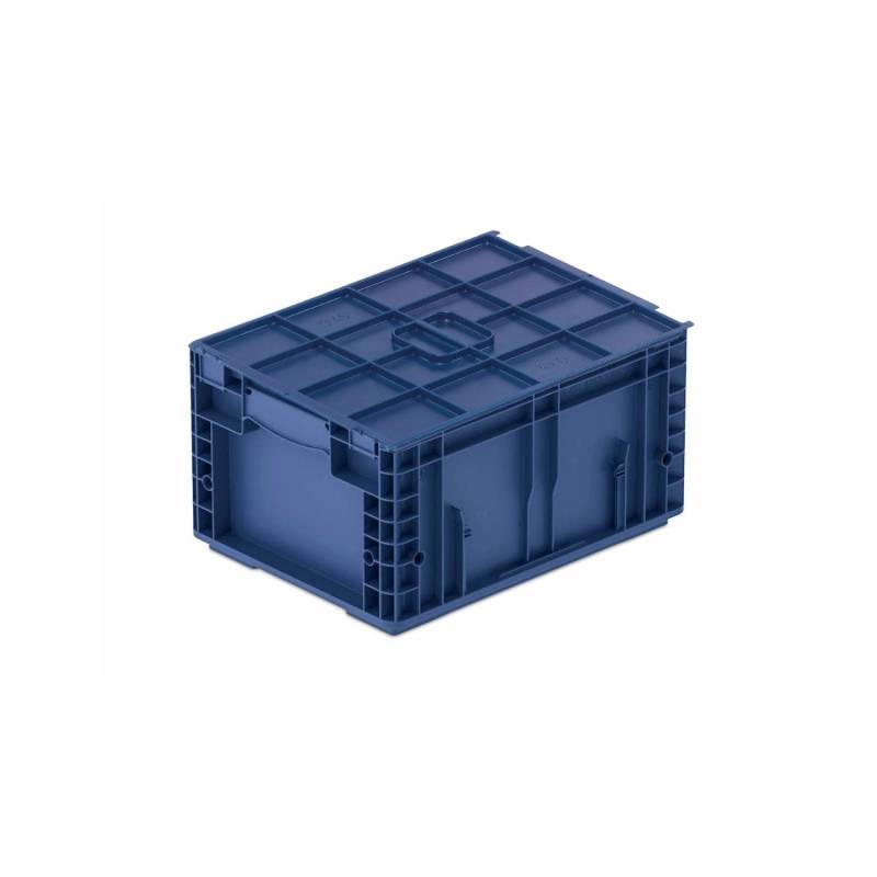 VDA KLT Kleinladungsträger Mit Verbundboden und Auflagedeckel HxBxT 21,3 x 30 x 40 cm 16,2 Liter KLT Transportbox Transportbehälter Stapelbehälter von PROREGAL
