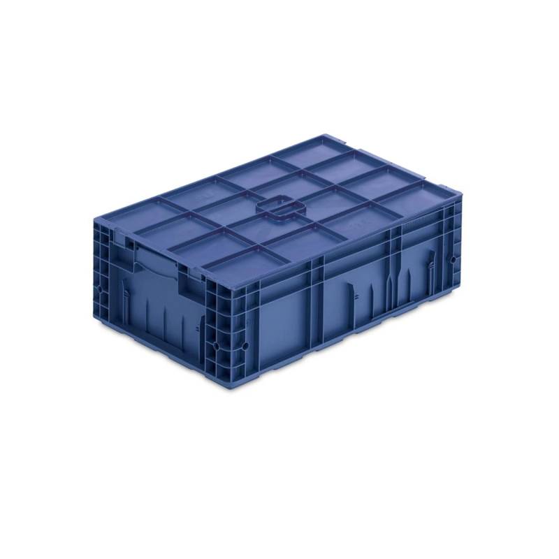 VDA KLT Kleinladungsträger Mit Verbundboden und Auflagedeckel HxBxT 21,3 x 40 x 60 cm 34,9 Liter KLT Transportbox Transportbehälter Stapelbehälter von PROREGAL