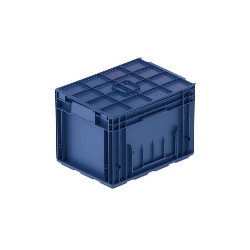 PROREGAL VDA KLT Kleinladungsträger mit Verbundboden und Auflagedeckel HxBxT 28 x 30 x 40 cm 22 Liter KLT Transportbox von PROREGAL