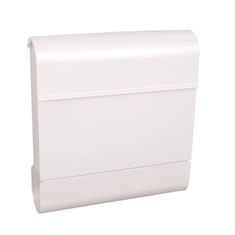 PROREGAL Wandbriefkasten Armilan Mit Namensschild & Zeitungsfach HxBxT 41 x 37,2 x 11,8 cm Einwurföffnung 32,5 x 3 cm Weiß von PROREGAL