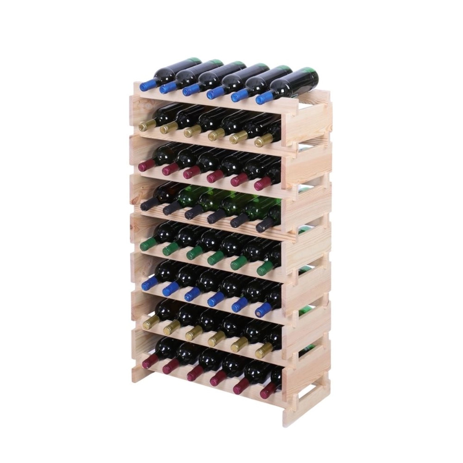 PROREGAL Weinregal VINOTECA FLEX PRO HxBxT 107x65x28cm 48 Flaschen Auf 8 Ebenen Massives Kiefernholz Natur Unbehandelt PROREGAL Weinregal VINOTECA FLEX PRO HxBxT 107x65x28cm 48 Flaschen Auf 8 Ebenen Massives Kiefernholz Natur Unbehandelt von PROREGAL
