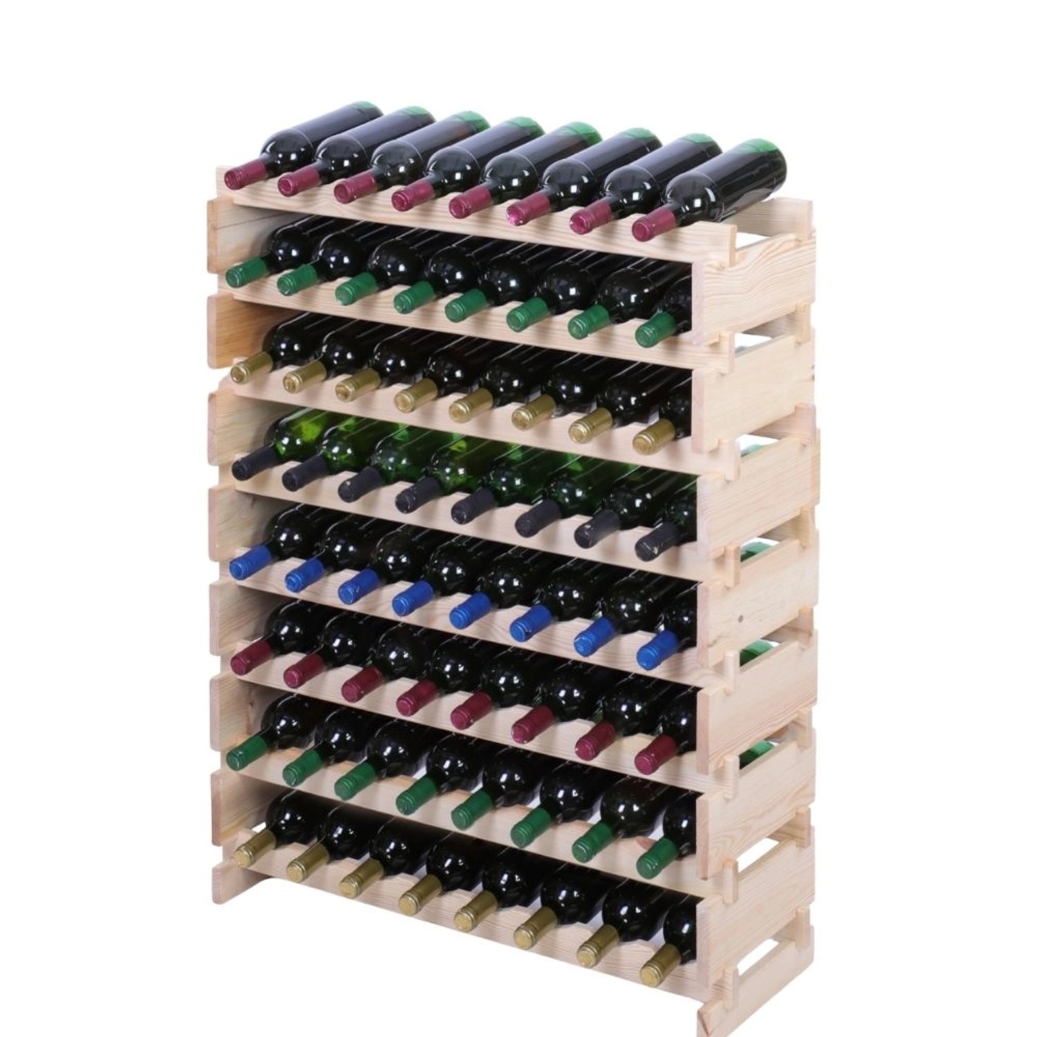 PROREGAL Weinregal VINOTECA FLEX PRO HxBxT 107x84x28cm 68 Flaschen Auf 8 Ebenen Massives Kiefernholz Natur Unbehandelt PROREGAL Weinregal VINOTECA FLEX PRO HxBxT 107x84x28cm 68 Flaschen Auf 8 Ebenen Massives Kiefernholz Natur Unbehandelt von PROREGAL