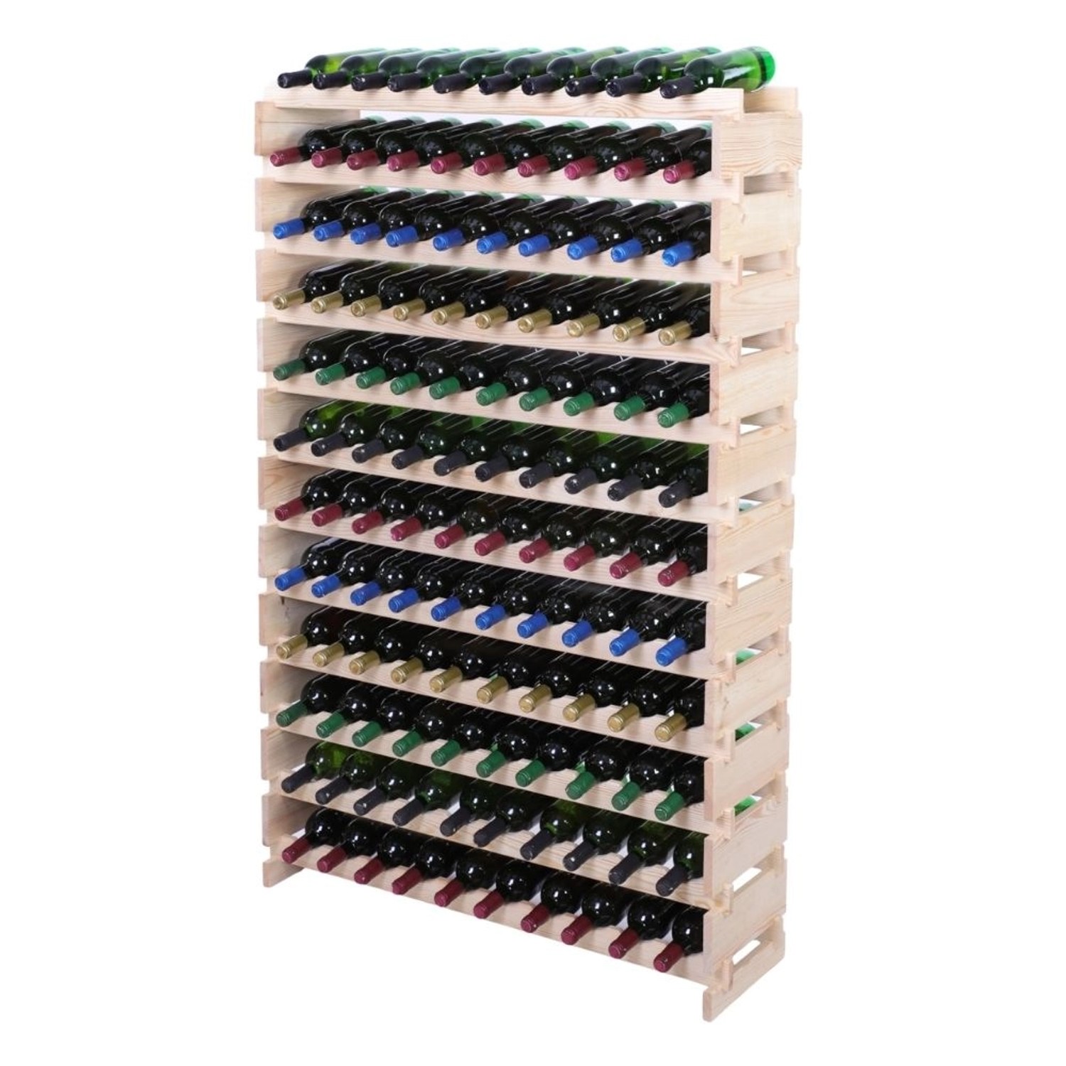 PROREGAL Weinregal VINOTECA FLEX PRO HxBxT 163x103x28cm 120 Flaschen Auf 12 Ebenen Massives Kiefernholz Natur Unbehandelt PROREGAL Weinregal VINOTECA FLEX PRO HxBxT 163x103x28cm 120 Flaschen Auf 12 Ebenen Massives Kiefernholz Natur Unbehandelt von PROREGAL