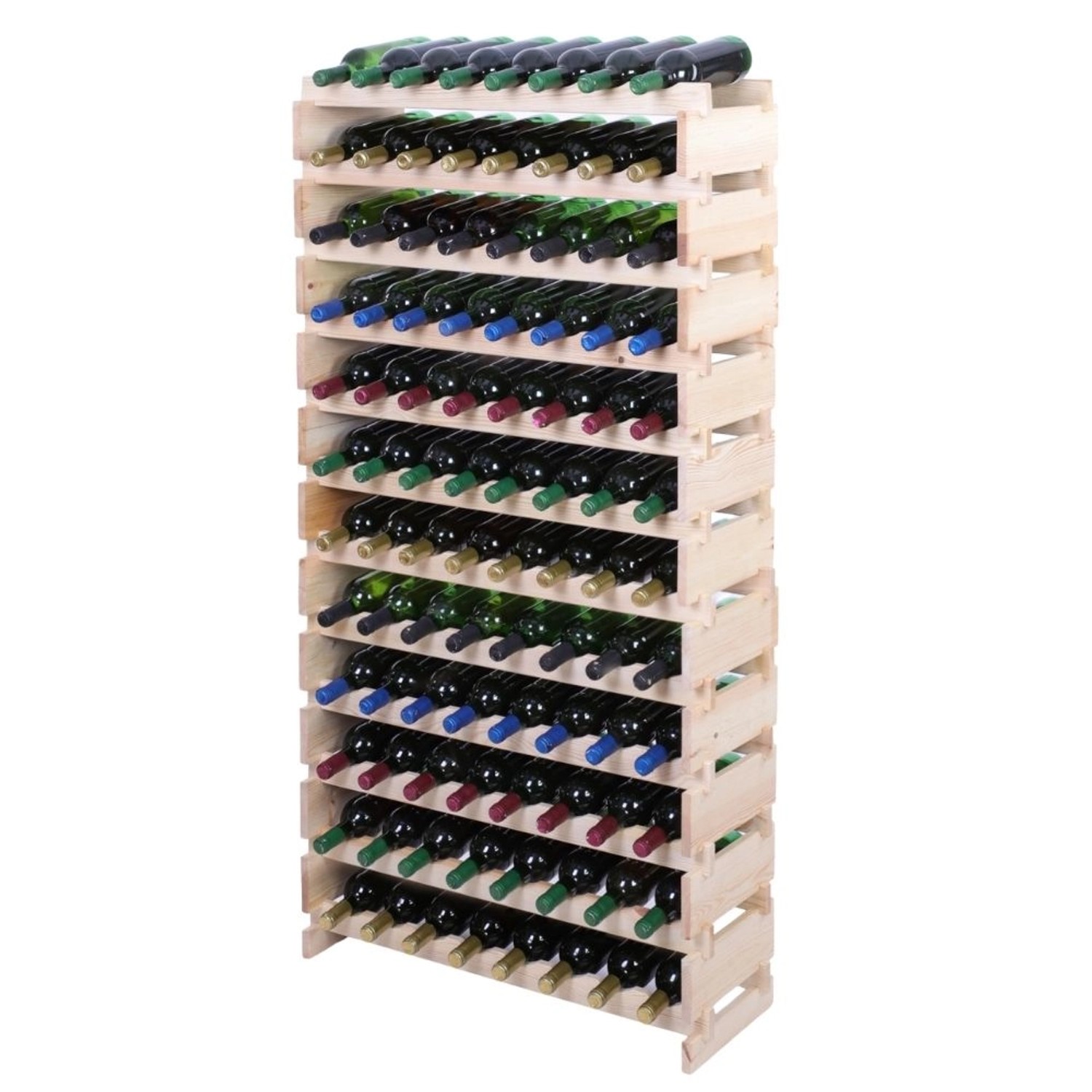 PROREGAL Weinregal VINOTECA FLEX PRO HxBxT 163x84x28cm 96 Flaschen Auf 12 Ebenen Massives Kiefernholz Natur Unbehandelt PROREGAL Weinregal VINOTECA FLEX PRO HxBxT 163x84x28cm 96 Flaschen Auf 12 Ebenen Massives Kiefernholz Natur Unbehandelt von PROREGAL