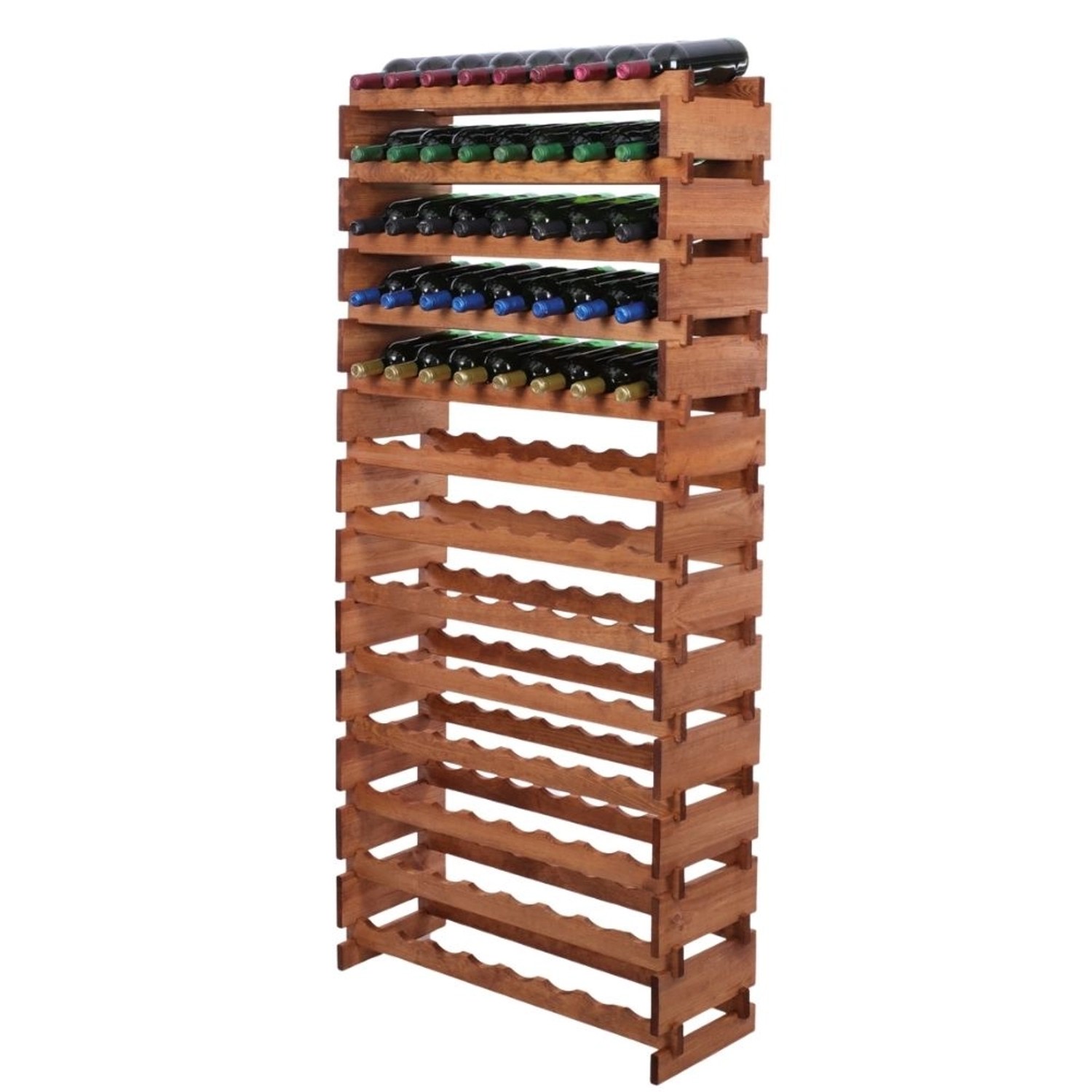 PROREGAL Weinregal VINOTECA FLEX PRO HxBxT 177x84x28cm 104 Flaschen Auf 13 Ebenen Massives Kiefernholz Braun Geölt PROREGAL Weinregal VINOTECA FLEX PRO HxBxT 177x84x28cm 104 Flaschen Auf 13 Ebenen Massives Kiefernholz Braun Geölt von PROREGAL