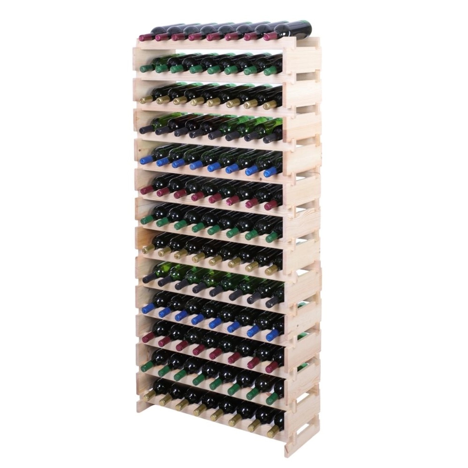 PROREGAL Weinregal VINOTECA FLEX PRO HxBxT 177x84x28cm 104 Flaschen Auf 13 Ebenen Massives Kiefernholz Natur Unbehandelt PROREGAL Weinregal VINOTECA FLEX PRO HxBxT 177x84x28cm 104 Flaschen Auf 13 Ebenen Massives Kiefernholz Natur Unbehandelt von PROREGAL
