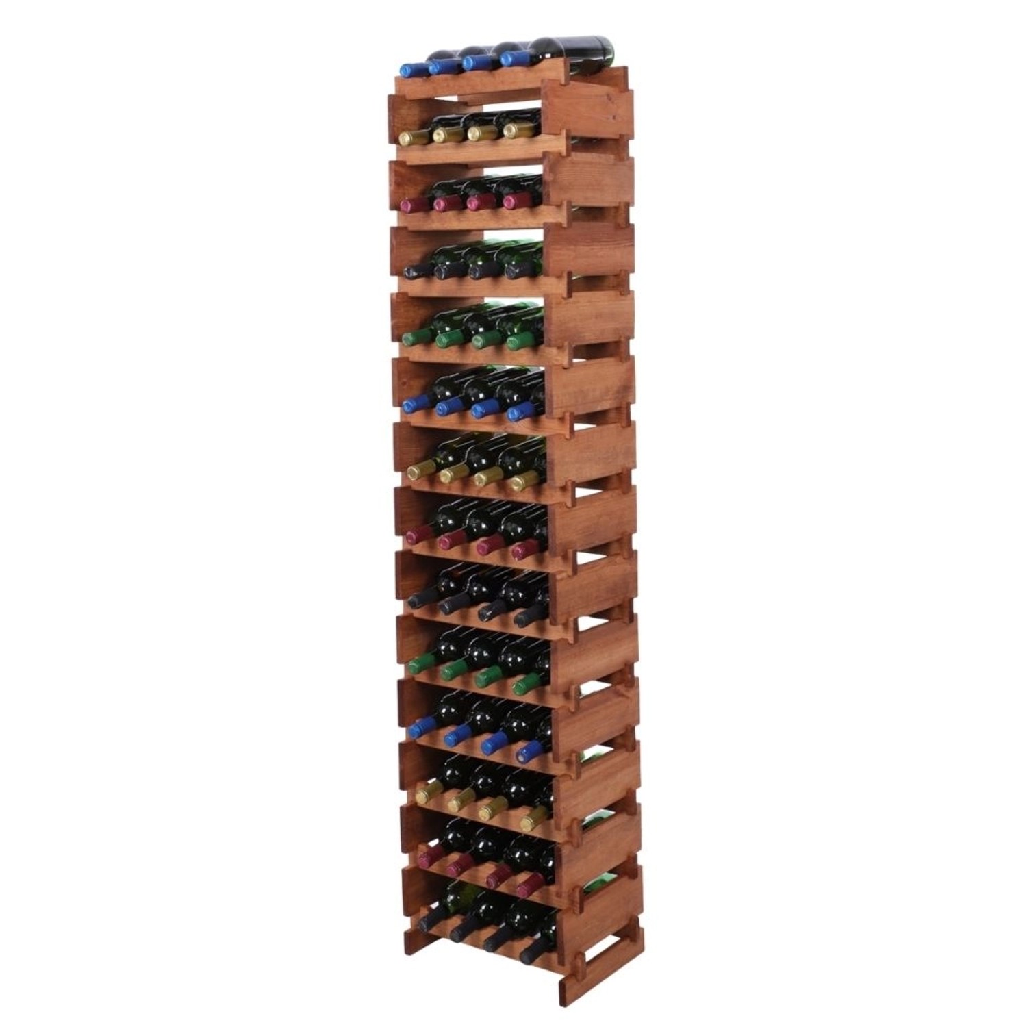 PROREGAL Weinregal VINOTECA FLEX PRO HxBxT 191x46x28cm 56 Flaschen Auf 14 Ebenen Massives Kiefernholz Braun Geölt PROREGAL Weinregal VINOTECA FLEX PRO HxBxT 191x46x28cm 56 Flaschen Auf 14 Ebenen Massives Kiefernholz Braun Geölt von PROREGAL