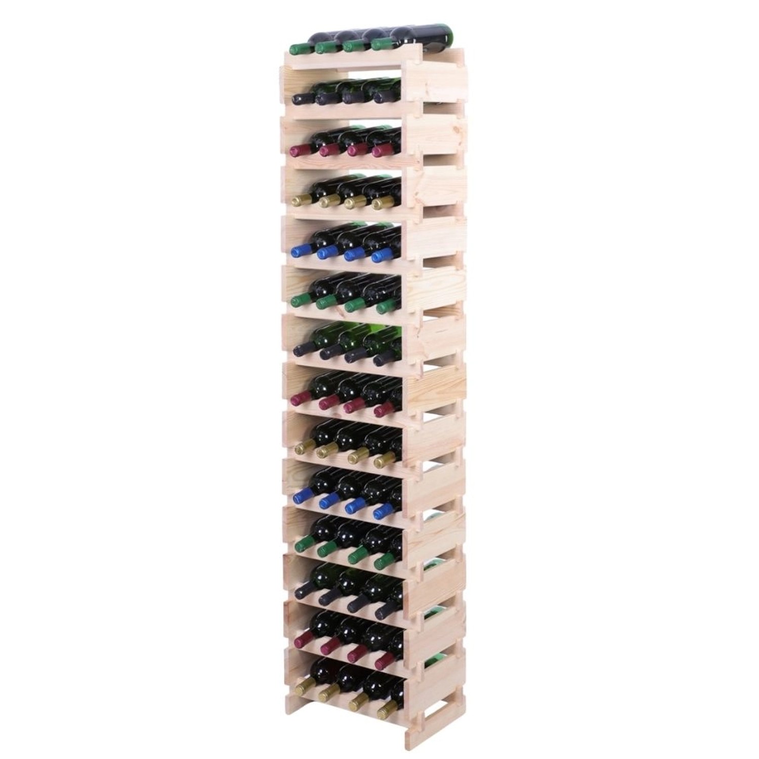 PROREGAL Weinregal VINOTECA FLEX PRO HxBxT 191x46x28cm 56 Flaschen Auf 14 Ebenen Massives Kiefernholz Natur Unbehandelt PROREGAL Weinregal VINOTECA FLEX PRO HxBxT 191x46x28cm 56 Flaschen Auf 14 Ebenen Massives Kiefernholz Natur Unbehandelt von PROREGAL
