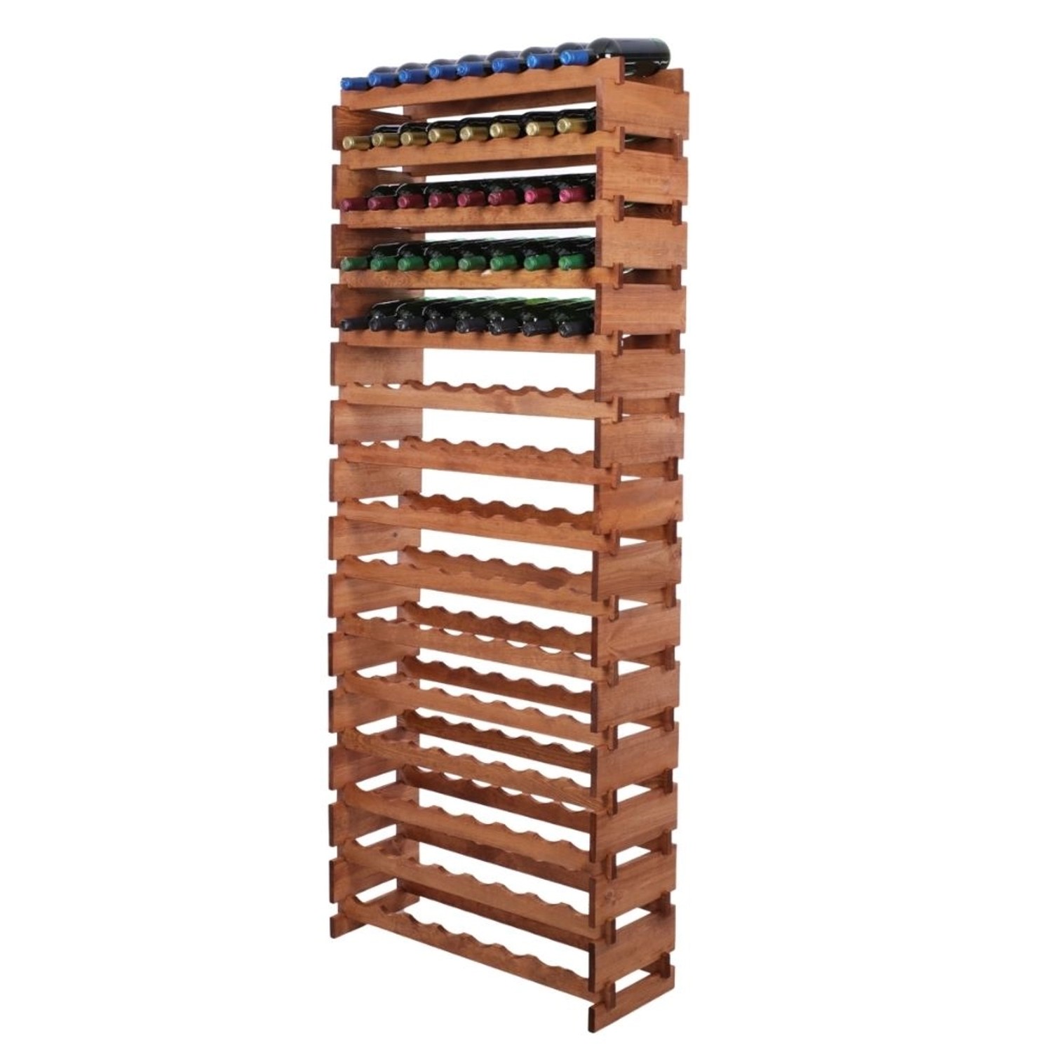 PROREGAL Weinregal VINOTECA FLEX PRO HxBxT 205x84x28cm 120 Flaschen Auf 15 Ebenen Massives Kiefernholz Braun Geölt PROREGAL Weinregal VINOTECA FLEX PRO HxBxT 205x84x28cm 120 Flaschen Auf 15 Ebenen Massives Kiefernholz Braun Geölt von PROREGAL