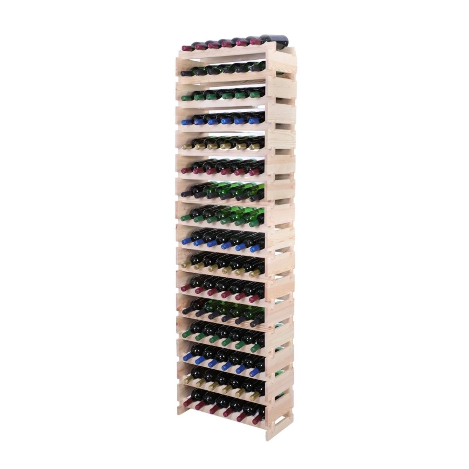 PROREGAL Weinregal VINOTECA FLEX PRO HxBxT 219x65x28cm 96 Flaschen Auf 16 Ebenen Massives Kiefernholz Natur Unbehandelt PROREGAL Weinregal VINOTECA FLEX PRO HxBxT 219x65x28cm 96 Flaschen Auf 16 Ebenen Massives Kiefernholz Natur Unbehandelt von PROREGAL