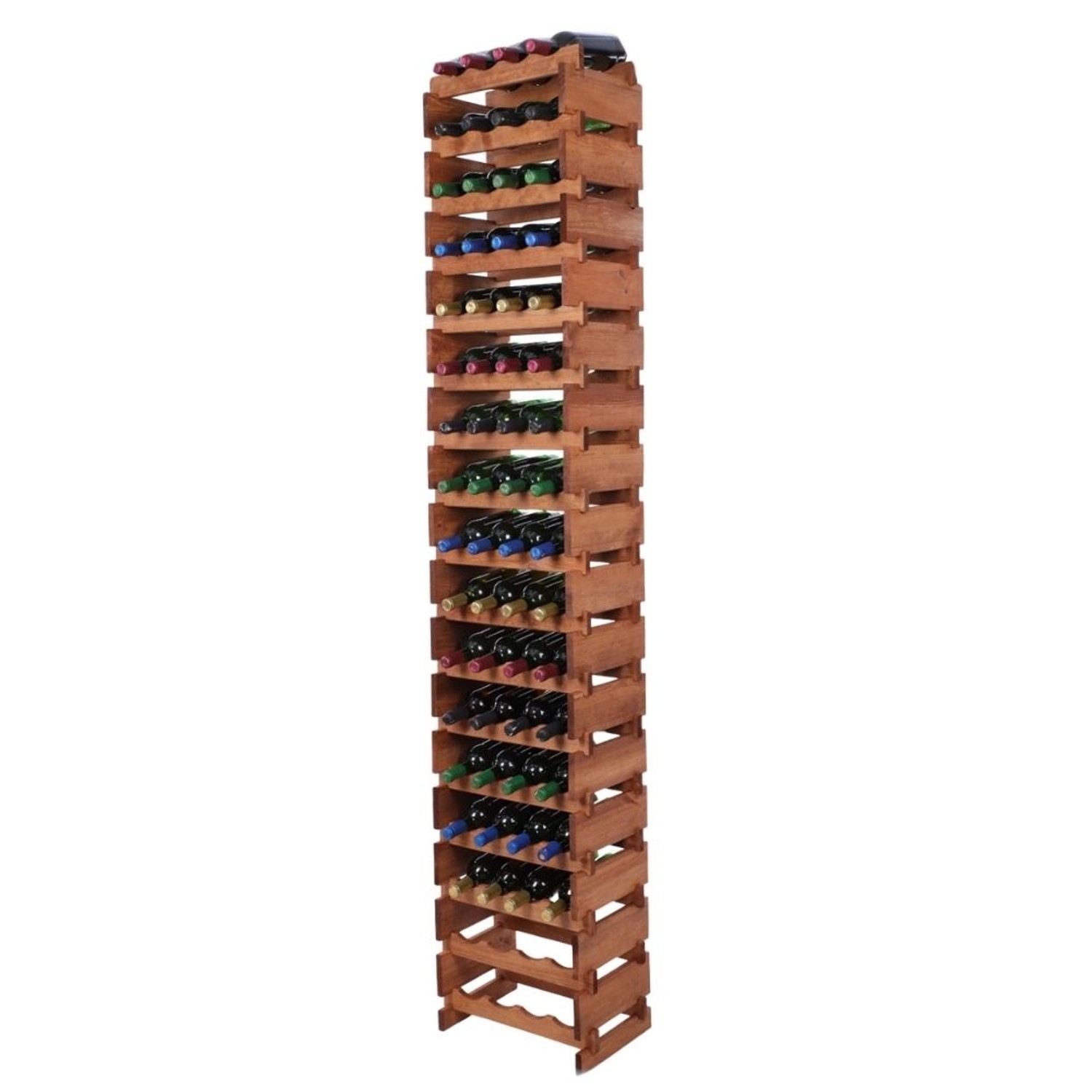 PROREGAL Weinregal VINOTECA FLEX PRO HxBxT 233x46x28cm 68 Flaschen Auf 17 Ebenen Massives Kiefernholz Braun Geölt PROREGAL Weinregal VINOTECA FLEX PRO HxBxT 233x46x28cm 68 Flaschen Auf 17 Ebenen Massives Kiefernholz Braun Geölt von PROREGAL