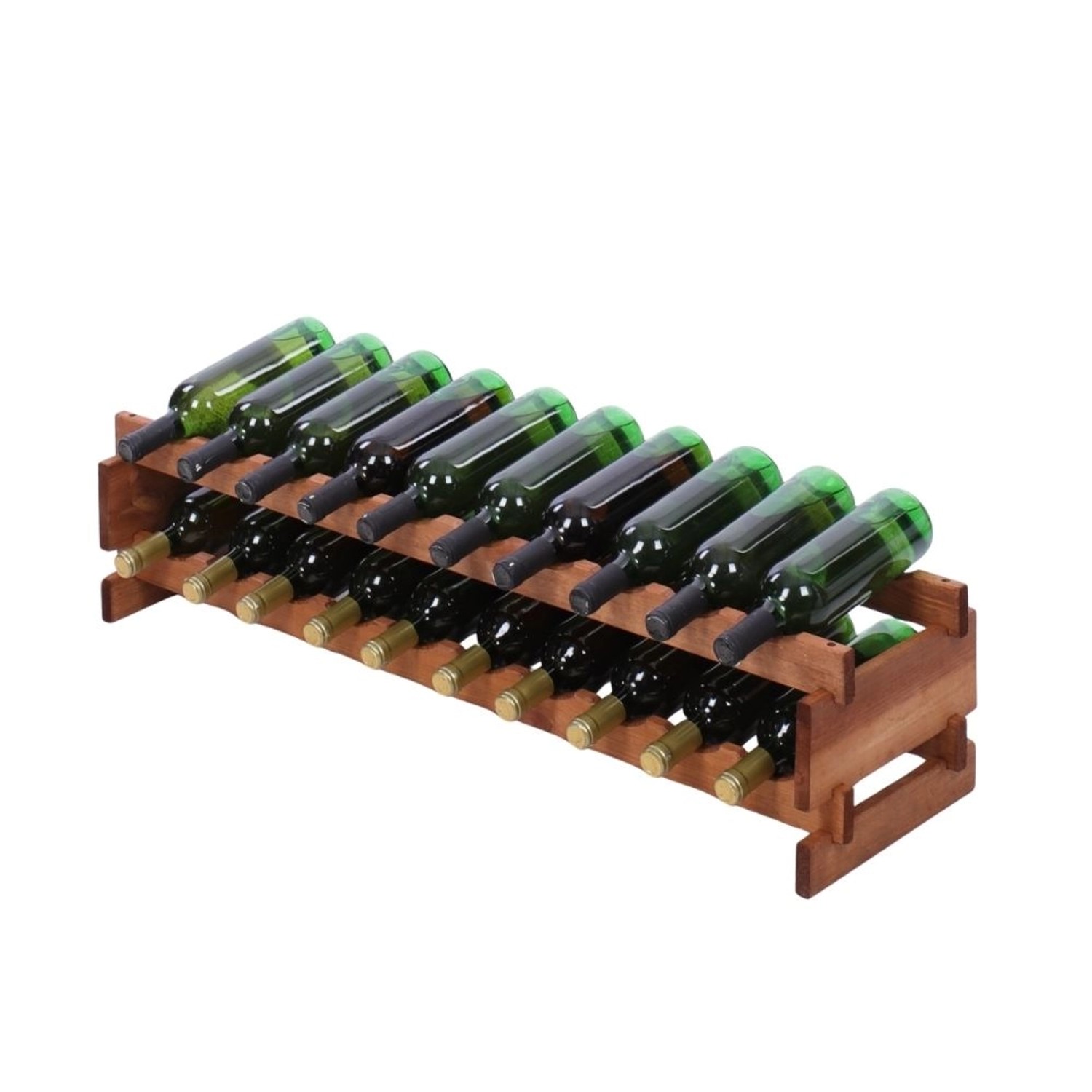 PROREGAL Weinregal VINOTECA FLEX PRO HxBxT 23x103x28cm 20 Flaschen Auf 2 Ebenen Massives Kiefernholz Braun Geölt PROREGAL Weinregal VINOTECA FLEX PRO HxBxT 23x103x28cm 20 Flaschen Auf 2 Ebenen Massives Kiefernholz Braun Geölt von PROREGAL