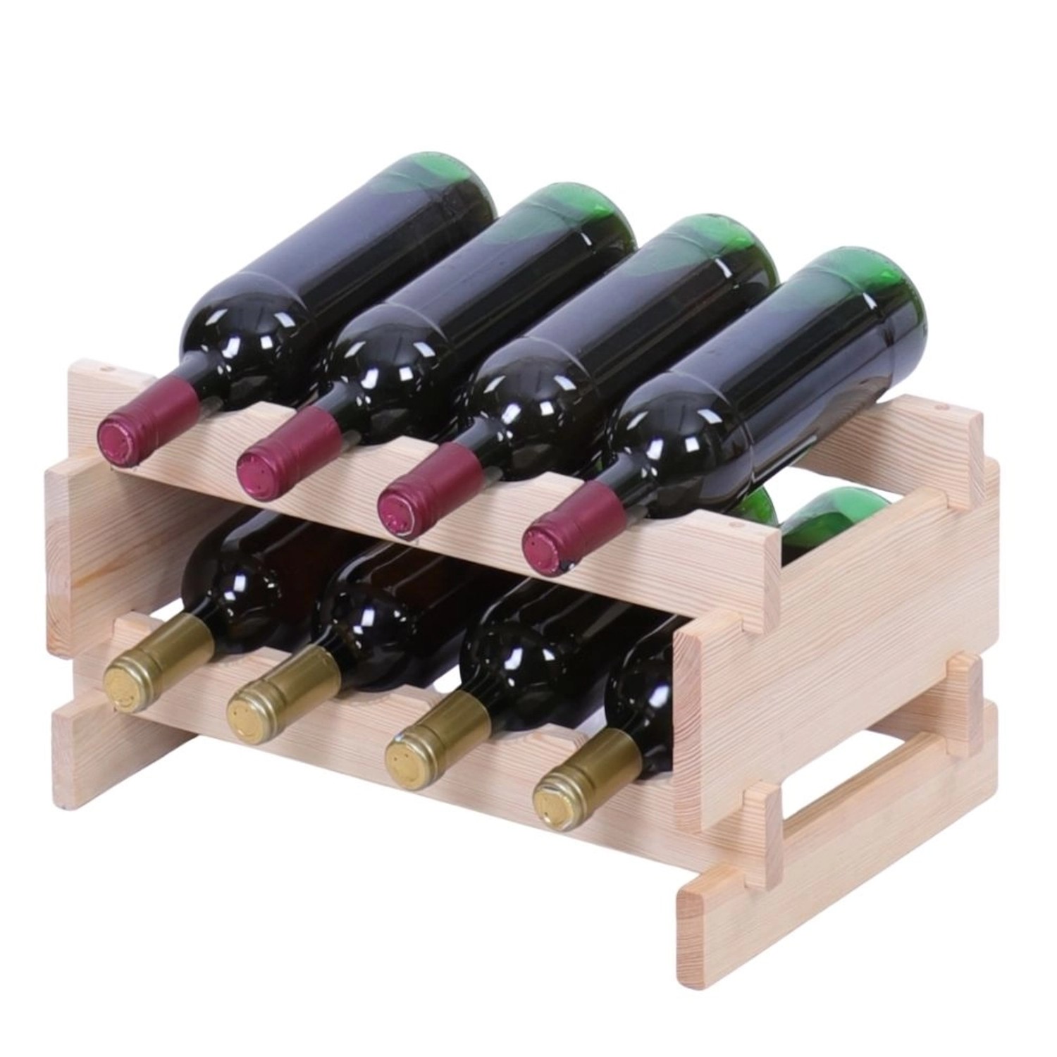 PROREGAL Weinregal VINOTECA FLEX PRO HxBxT 23x46x28cm 8 Flaschen Auf 2 Ebenen Massives Kiefernholz Natur Unbehandelt PROREGAL Weinregal VINOTECA FLEX PRO HxBxT 23x46x28cm 8 Flaschen Auf 2 Ebenen Massives Kiefernholz Natur Unbehandelt von PROREGAL