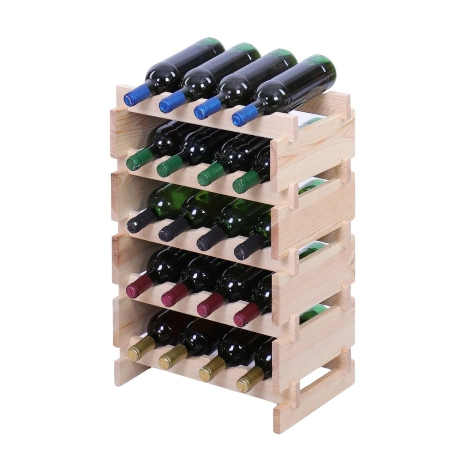 PROREGAL Weinregal VINOTECA FLEX PRO HxBxT 65x46x28cm 20 Flaschen Auf 5 Ebenen Massives Kiefernholz Natur Unbehandelt PROREGAL Weinregal VINOTECA FLEX PRO HxBxT 65x46x28cm 20 Flaschen Auf 5 Ebenen Massives Kiefernholz Natur Unbehandelt von PROREGAL