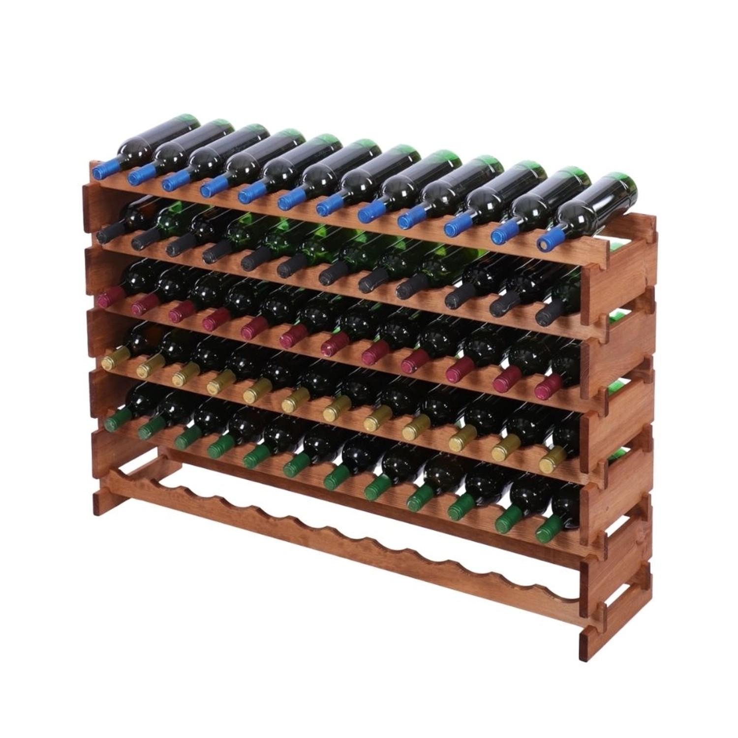 PROREGAL Weinregal VINOTECA FLEX PRO HxBxT 79x123x28cm 72 Flaschen Auf 6 Ebenen Massives Kiefernholz Braun Geölt PROREGAL Weinregal VINOTECA FLEX PRO HxBxT 79x123x28cm 72 Flaschen Auf 6 Ebenen Massives Kiefernholz Braun Geölt von PROREGAL