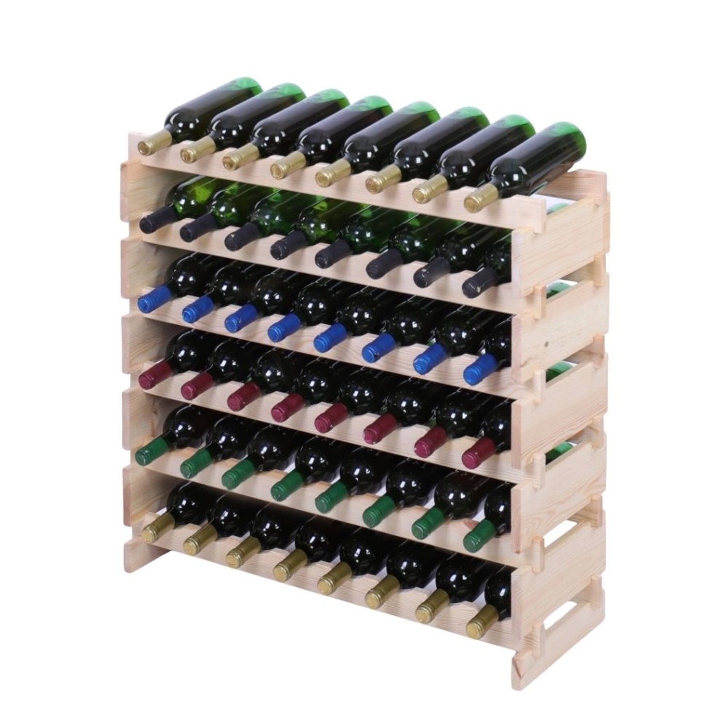 PROREGAL Weinregal VINOTECA FLEX PRO HxBxT 79x84x28cm 48 Flaschen Auf 6 Ebenen Massives Kiefernholz Natur Unbehandelt PROREGAL Weinregal VINOTECA FLEX PRO HxBxT 79x84x28cm 48 Flaschen Auf 6 Ebenen Massives Kiefernholz Natur Unbehandelt von PROREGAL