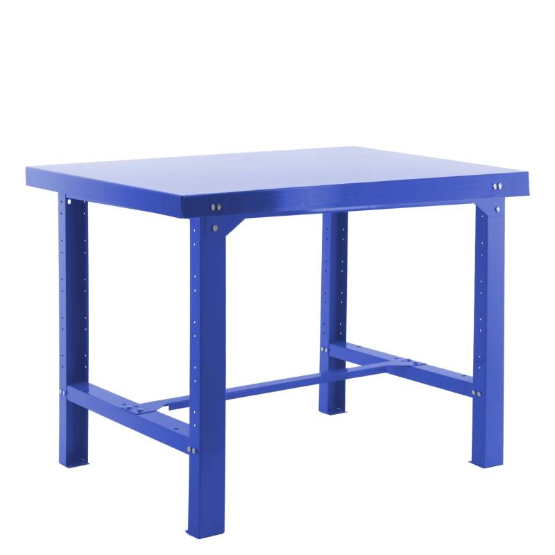 PROREGAL Werkbank Buffalo Metal HxBxT 83 x 180 x 73 cm Traglast 600 kg Blau von PROREGAL