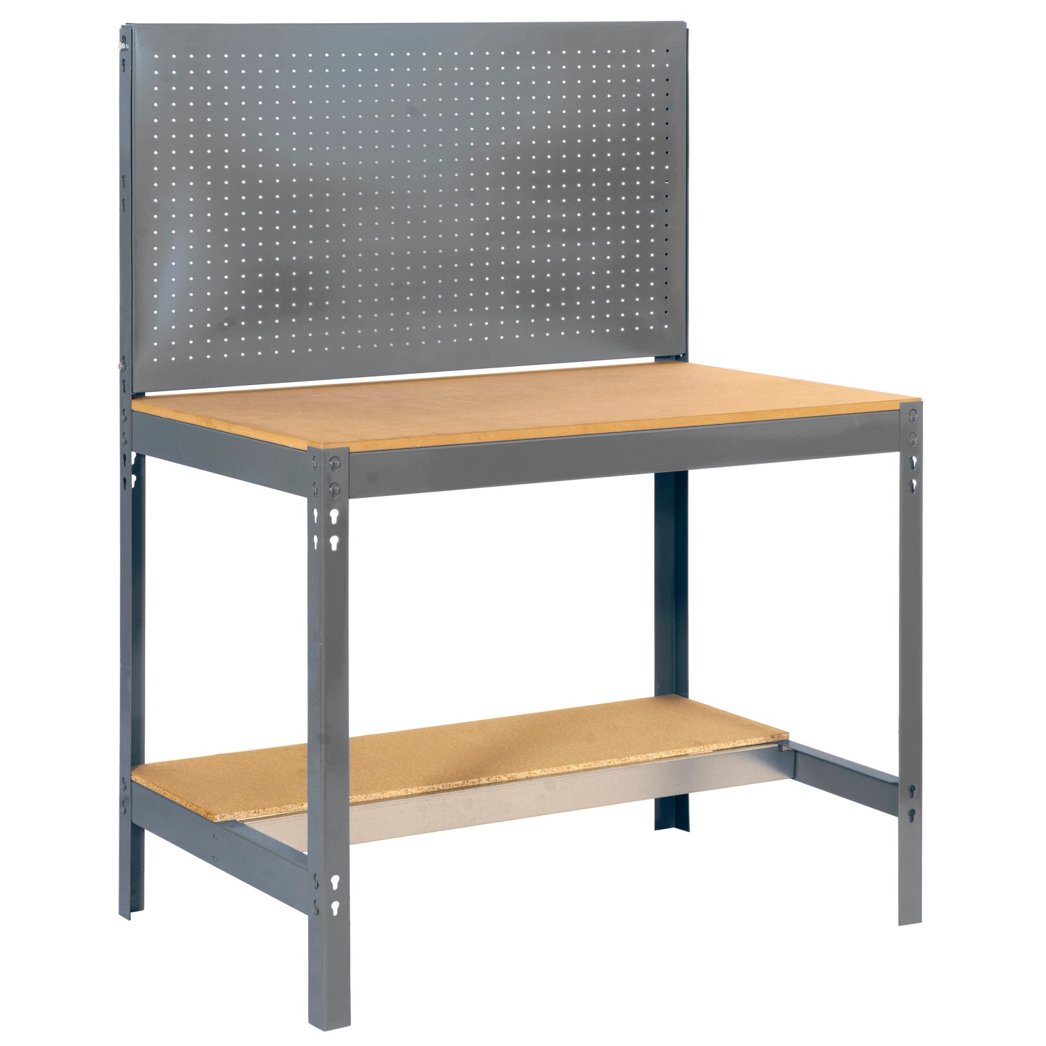 PROREGAL Werkbank Buffalo mit Werkzeugwand HxBxT 84 x 150 x 61 cm Traglast 600 kg Grau PROREGAL Werkbank Buffalo mit Werkzeugwand HxBxT 84 x 150 x 61 cm Traglast 600 kg Grau von PROREGAL