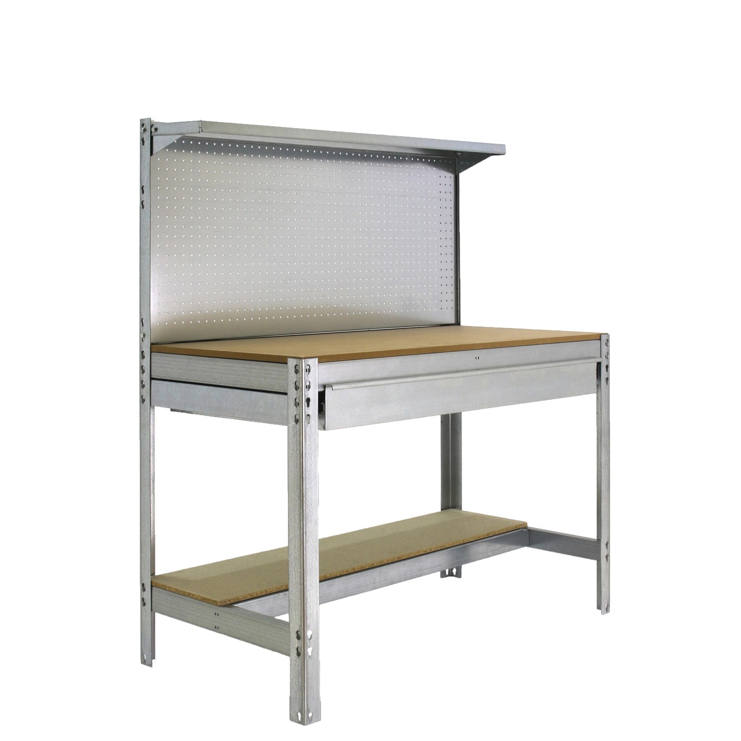 PROREGAL Werkbank Buffalo mit Werkzeugwand Schubfach und Ablage HxBxT 84 x 150 x 61 cm Traglast 600 kg Verzinkt PROREGAL Werkbank Buffalo mit Werkzeugwand Schubfach und Ablage HxBxT 84 x 150 x 61 cm Traglast 600 kg Verzinkt von PROREGAL