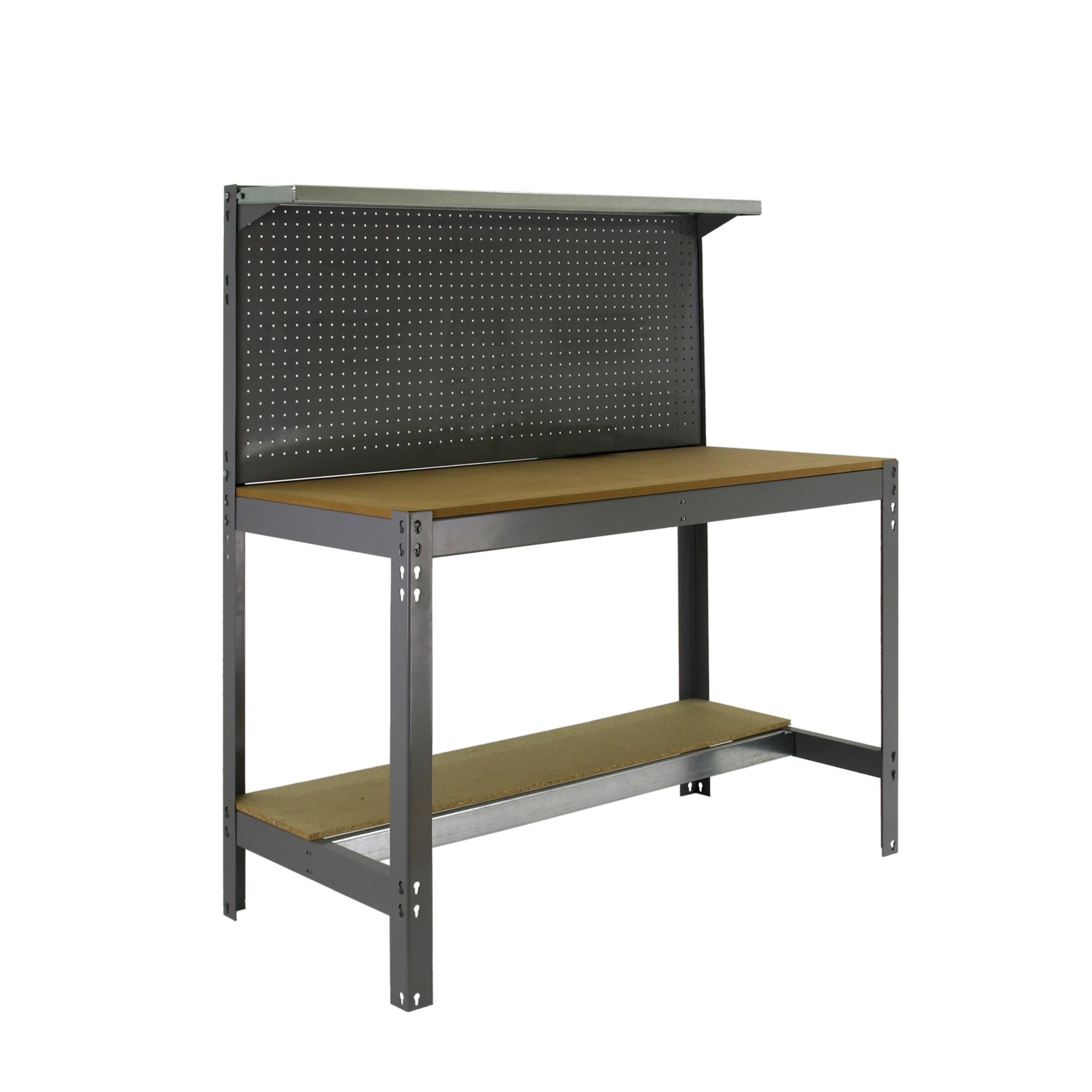 PROREGAL Werkbank Buffalo mit Werkzeugwand und Ablage HxBxT 84 x 90 x 61 cm Traglast 400 kg Grau PROREGAL Werkbank Buffalo mit Werkzeugwand und Ablage HxBxT 84 x 90 x 61 cm Traglast 400 kg Grau von PROREGAL