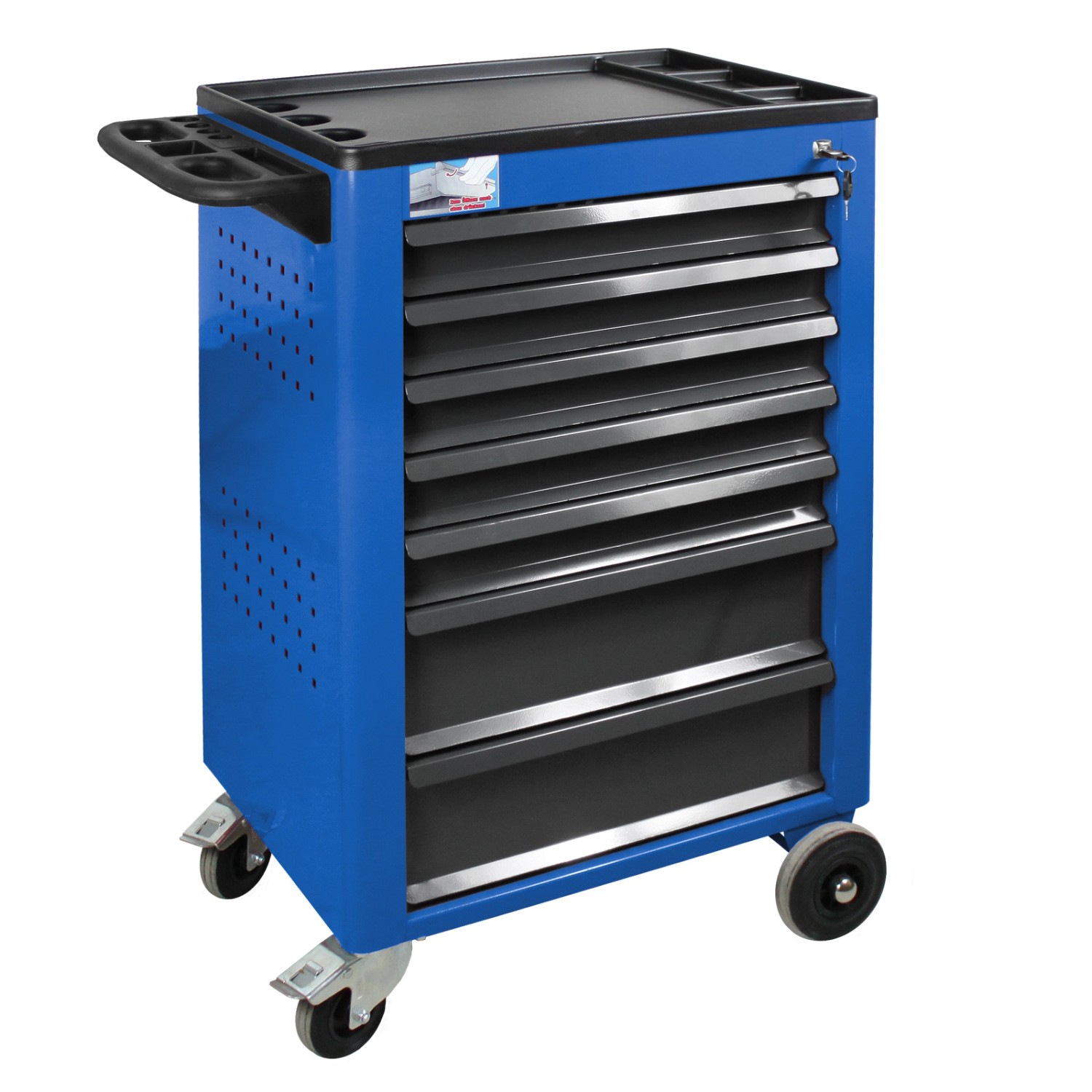 PROREGAL Werkstattwagen Cheetah 7 Schubladen HxBxT 96 x 61 x 45 cm Enzianblau PROREGAL Werkstattwagen Cheetah 7 Schubladen HxBxT 96 x 61 x 45 cm Enzianblau von PROREGAL