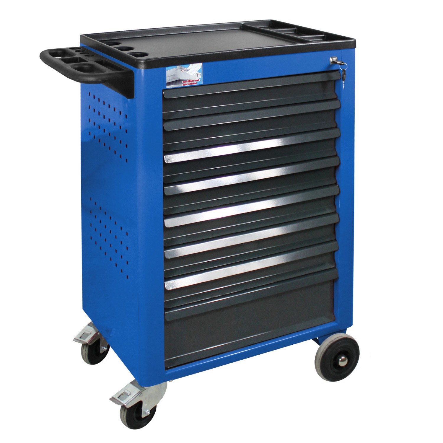 PROREGAL Werkstattwagen Cheetah 8 Schubladen HxBxT 96 x 61 x 45 cm Enzianblau PROREGAL Werkstattwagen Cheetah 8 Schubladen HxBxT 96 x 61 x 45 cm Enzianblau von PROREGAL