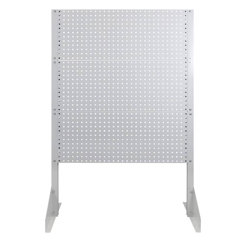 PROREGAL Werkzeugwand mit 3 Lochplatten HxBxT 171 x 106,5 x 73 cm Lichtgrau von PROREGAL