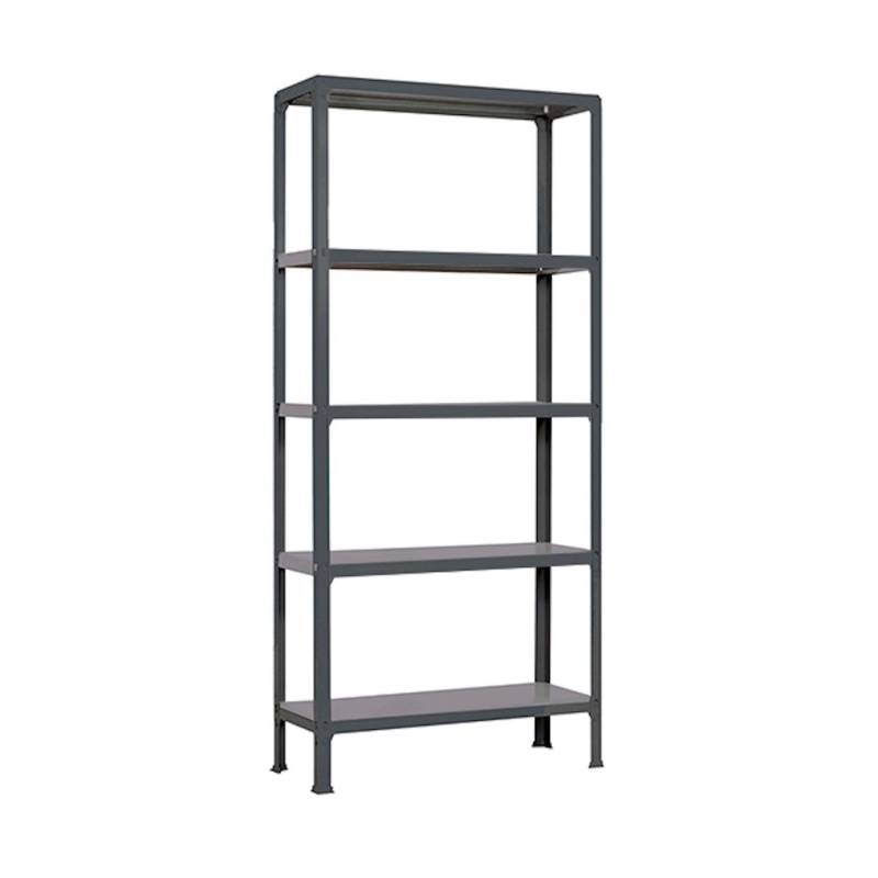 PROREGAL Wohnregal Living Koala Metal mit 5 Fachböden HxBxT 180 x 100 x 30 cm Fachlast 150 kg Anthrazit/Dunkelgrau von PROREGAL