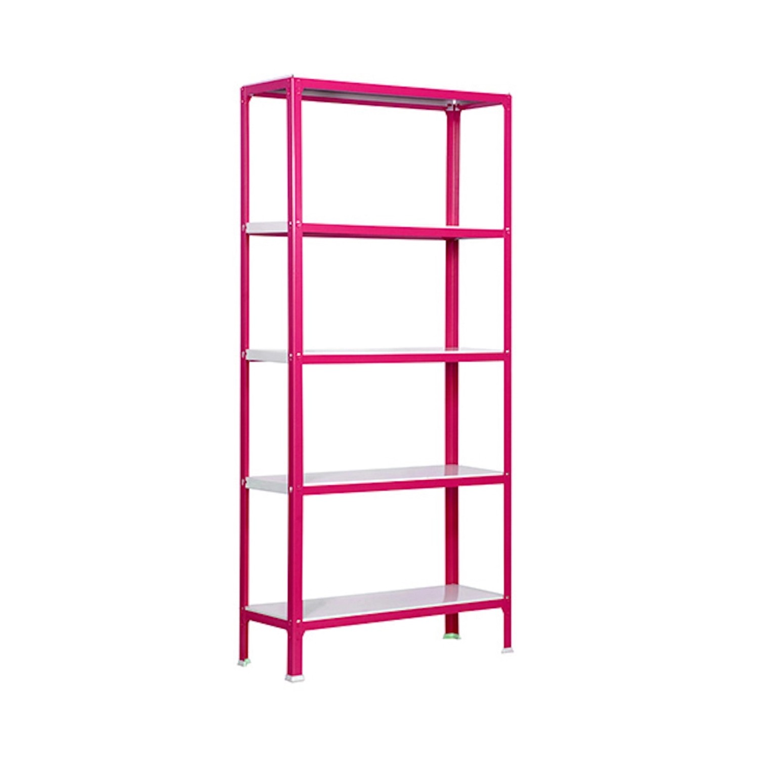 PROREGAL Wohnregal Living Koala Metal mit 5 Fachböden HxBxT 180 x 100 x 30 cm Fachlast 150 kg Rosa/Weiß PROREGAL Wohnregal Living Koala Metal mit 5 Fachböden HxBxT 180 x 100 x 30 cm Fachlast 150 kg Rosa/Weiß von PROREGAL