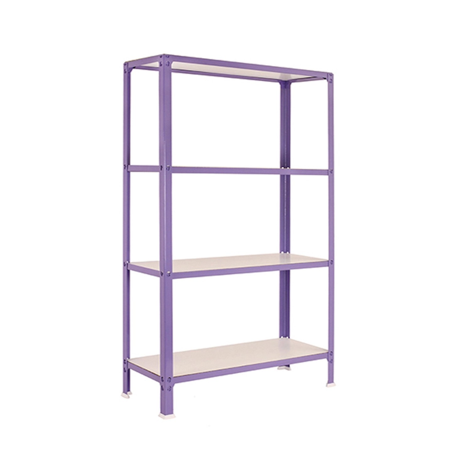 PROREGAL Wohnregal Living Koala Wood mit 4 Fachböden HxBxT 160 x 100 x 30 cm Fachlast 150 kg Lila/Weiß PROREGAL Wohnregal Living Koala Wood mit 4 Fachböden HxBxT 160 x 100 x 30 cm Fachlast 150 kg Lila/Weiß von PROREGAL