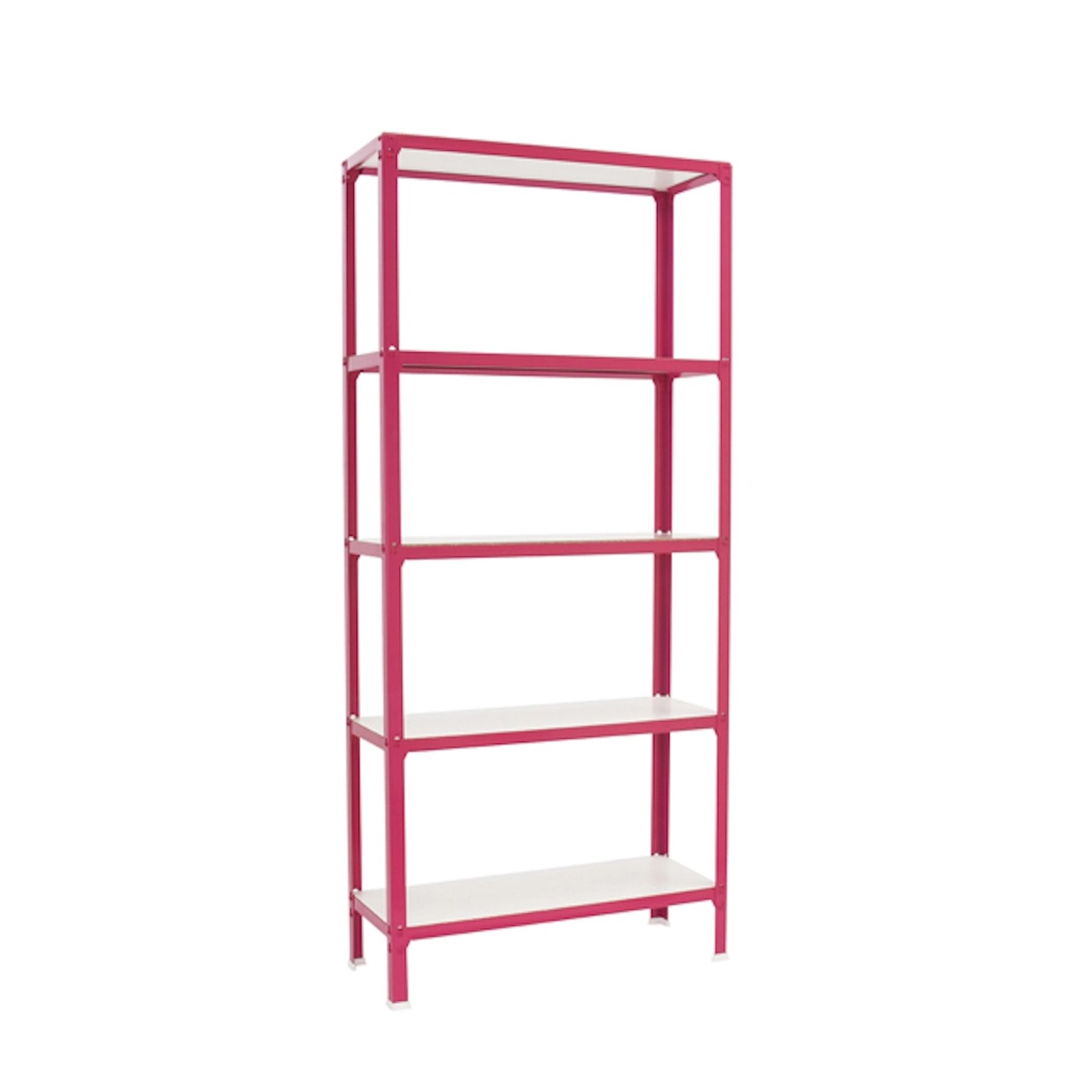 PROREGAL Wohnregal Living Koala Wood mit 5 Fachböden HxBxT 180 x 100 x 30 cm Fachlast 150 kg Rosa/Weiß PROREGAL Wohnregal Living Koala Wood mit 5 Fachböden HxBxT 180 x 100 x 30 cm Fachlast 150 kg Rosa/Weiß von PROREGAL