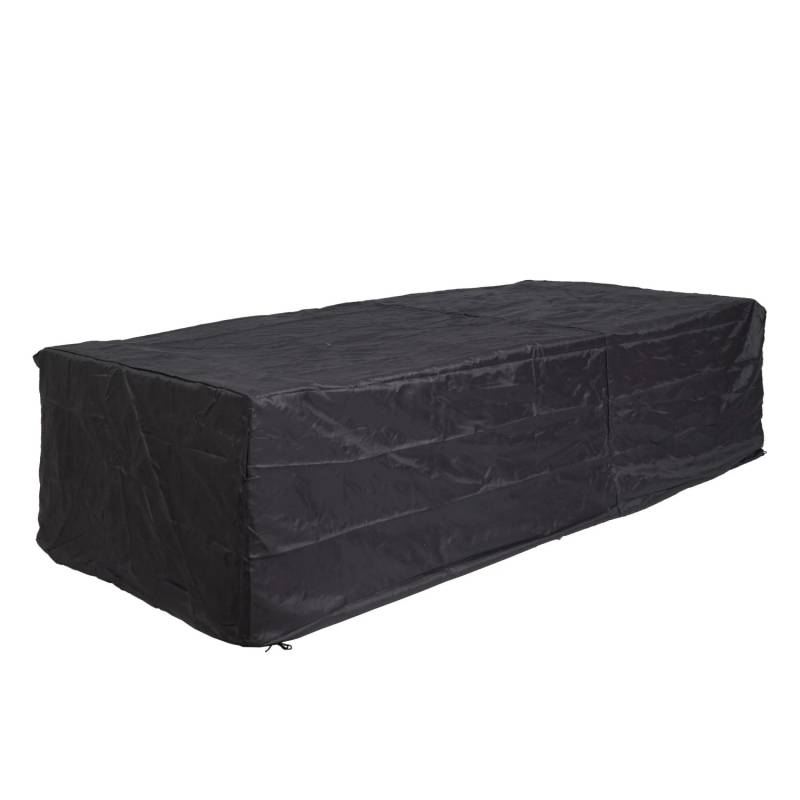 Proregal Abdeckhaube HxBxT 75x255x120cm Gartenmöbel Outdoor Tisch-Set Garnitur 0cm Anthrazit Abdeckplane Schutzplane Schutzhülle von PROREGAL