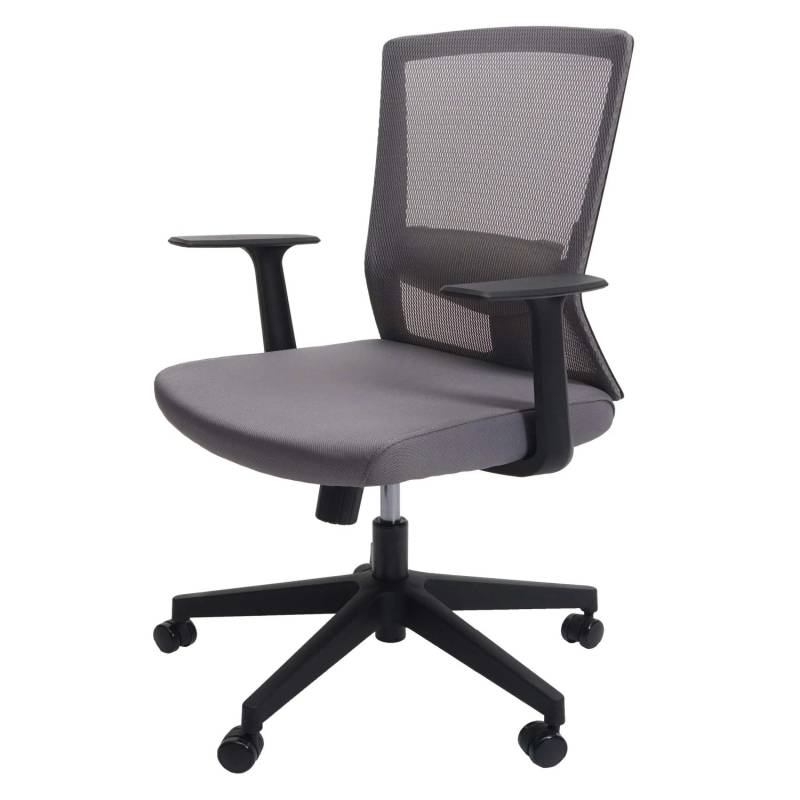 Proregal Bürostuhl HxBxT 105x63x48 cm Sitzhöhe 40cm Ergonomische S-Förmige Rückenlehne Verstellbare Taillenstütze Grau Schreibtischstuhl Proregal Bürostuhl HxBxT 105x63x48 cm Sitzhöhe 40cm Ergonomische S-Förmige Rückenlehne Verstellbare Taillenstütze Grau Schreibtischstuhl von PROREGAL