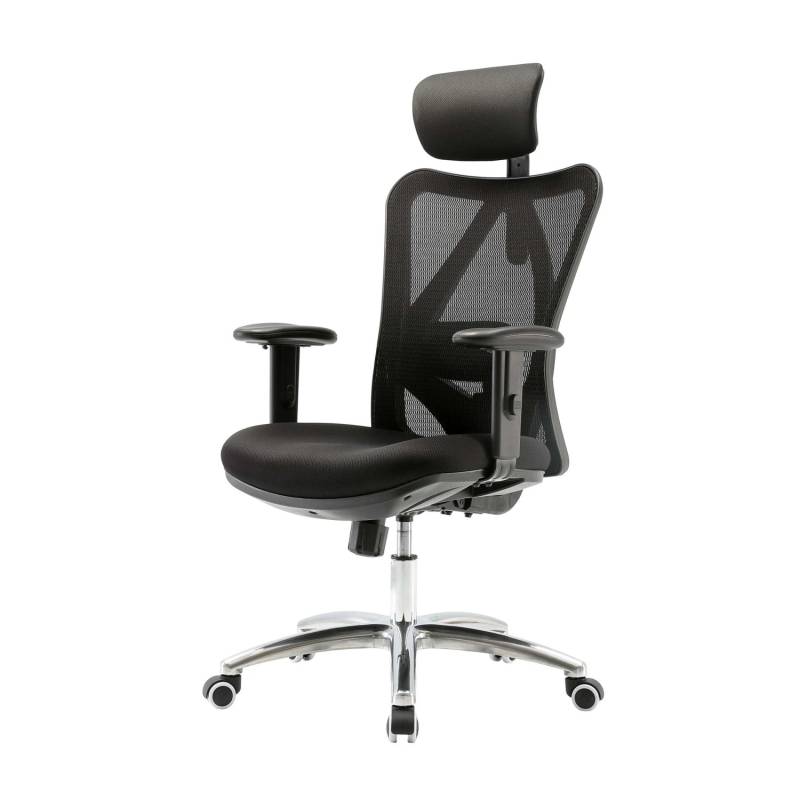 Proregal Bürostuhl HxBxT 129x66x69 cm Sitzhöhe 42cm Ergonomisch Verstellbare Lordosenstütze 150kg Belastbar Ohne Fußstütze Schwarz Schreibtischstuhl Proregal Bürostuhl HxBxT 129x66x69 cm Sitzhöhe 42cm Ergonomisch Verstellbare Lordosenstütze 150kg Belastbar Ohne Fußstütze Schwarz Schreibtischstuhl von PROREGAL