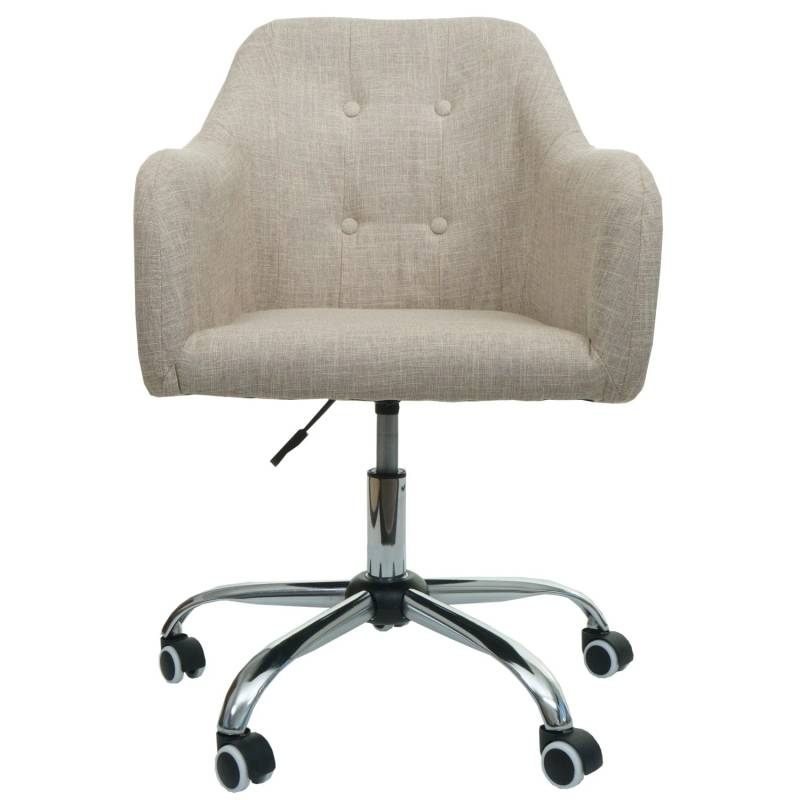 Proregal Bürostuhl HxBxT 95x57x62 cm Sitzhöhe 43cm Mit Armlehne Stoff/Textil Creme Drehstuhl Schreibtischstuhl Computerstuhl Bürosessel Stuhl Proregal Bürostuhl HxBxT 95x57x62 cm Sitzhöhe 43cm Mit Armlehne Stoff/Textil Creme Drehstuhl Schreibtischstuhl Computerstuhl Bürosessel Stuhl von PROREGAL