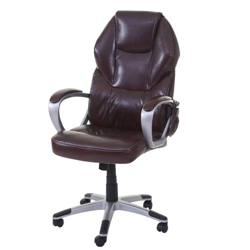 Proregal Massage-Bürostuhl HxBxT 123x66x68 cm Sitzhöhe 48cm Heizfunktion Massagefunktion Kunstleder Bordeaux Drehstuhl Chefsessel Proregal Massage-Bürostuhl HxBxT 123x66x68 cm Sitzhöhe 48cm Heizfunktion Massagefunktion Kunstleder Bordeaux Drehstuhl Chefsessel von PROREGAL