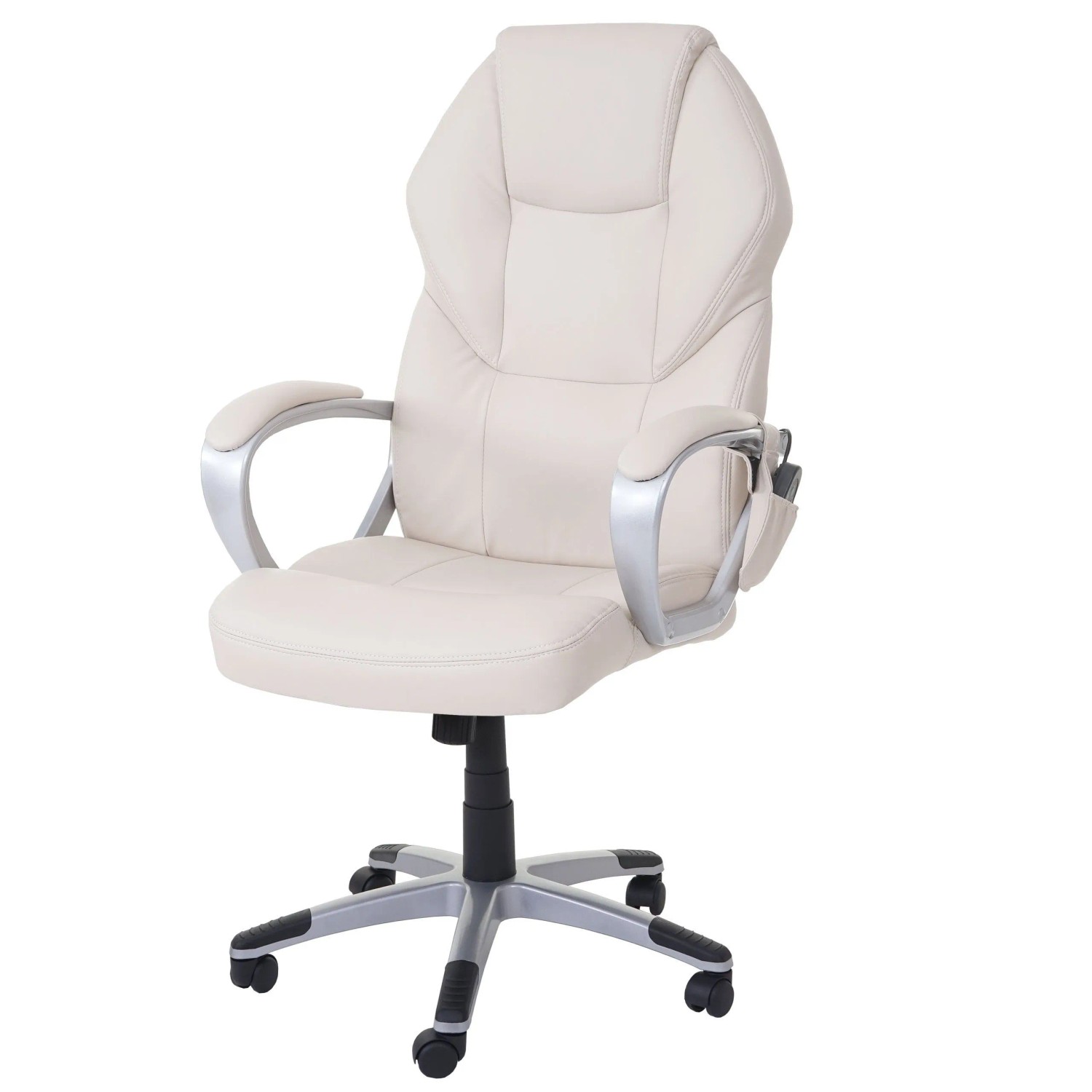 Proregal Massage-Bürostuhl HxBxT 123x66x68 cm Sitzhöhe 48cm Heizfunktion Massagefunktion Kunstleder Creme Drehstuhl Chefsessel Proregal Massage-Bürostuhl HxBxT 123x66x68 cm Sitzhöhe 48cm Heizfunktion Massagefunktion Kunstleder Creme Drehstuhl Chefsessel von PROREGAL