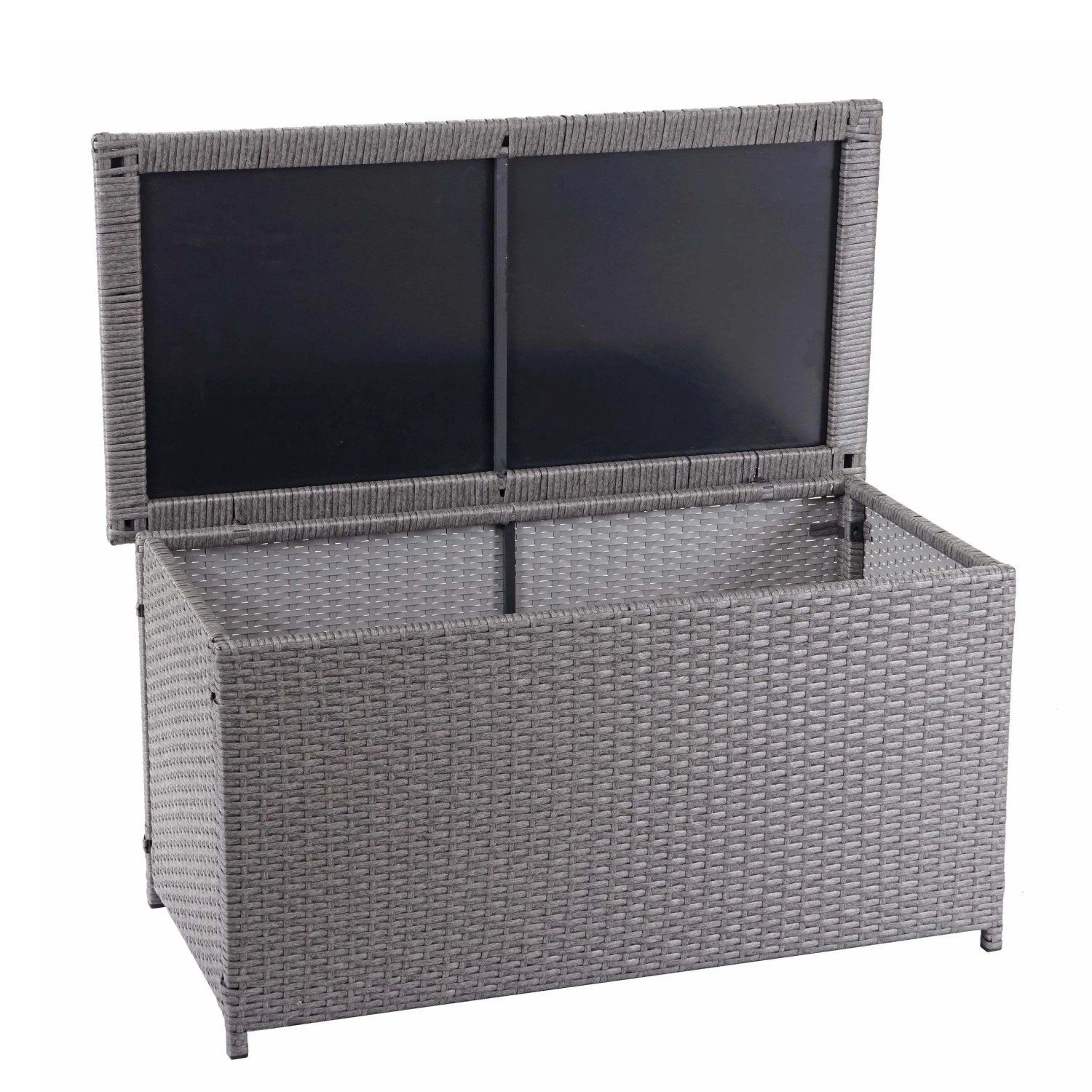 Proregal Poly-Rattan Kissenbox HxBxT 51x115x59cm Basic Grau 250L Gartentruhe Auflagenbox Truhe Proregal Poly-Rattan Kissenbox HxBxT 51x115x59cm Basic Grau 250L Gartentruhe Auflagenbox Truhe von PROREGAL