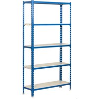 Proregal Schwerlastregal giant muli HxBxT 250x90x30cm 6 Fachböden Fachlast 150kg Blau Lagerregal Kellerregal Werkstattregal Metallregal von PROREGAL - ZERTIFIZIERTE QUALITÄTSPRODUKTE