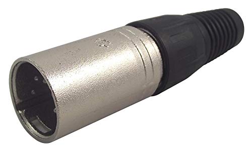 5-poliger XLR-Stecker mit schwarzer Zugentlastung von PROSIGNAL