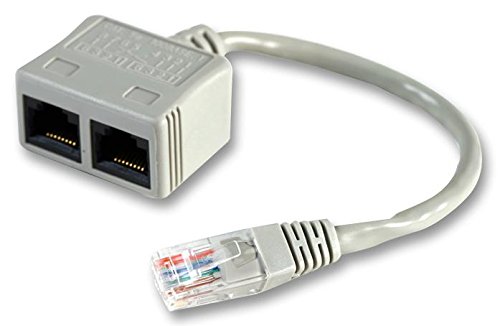 Pro Signal CAT 5 ECONOMISER CAT5 UTP RJ45 Stecker auf 2x Buchse Ethernet Kabel Economizer Daten-/Daten Pro Signal CAT 5 ECONOMISER CAT5 UTP RJ45 Stecker auf 2x Buchse Ethernet Kabel Economizer Daten-/Daten von PROSIGNAL