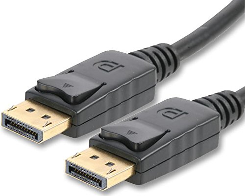 Pro Signal PSG90422 DisplayPort 1.2 Stecker auf Stecker, 1 m, Schwarz von PROSIGNAL