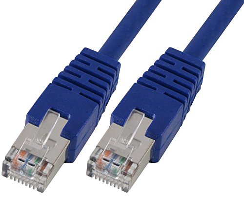 Pro Signal PSG90505 Ethernet-Patchkabel, RJ45 auf RJ45, Cat5e, S/FTP, 0,5 m, Blau von PROSIGNAL