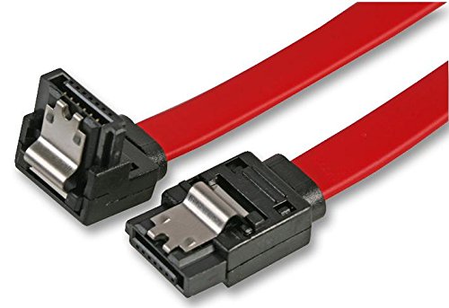 Pro Signal PSG90676 SATA 2.0 3 Gb/s Verriegelung Stecker auf Verriegelung 90° Stecker Datenkabel, 0,45 m von PROSIGNAL