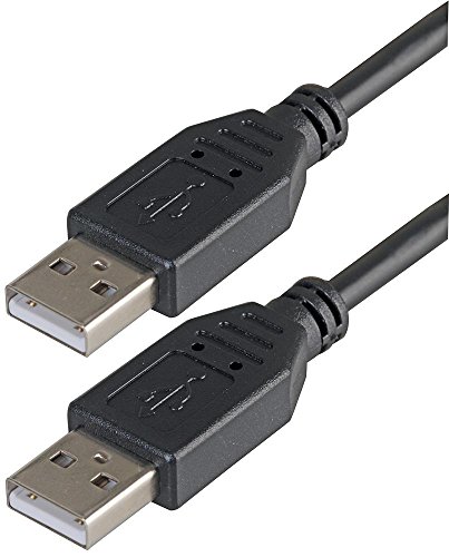 Pro Signal PSG91418 USB 2.0 A-Stecker auf A-Stecker, 5 m, Schwarz von PROSIGNAL