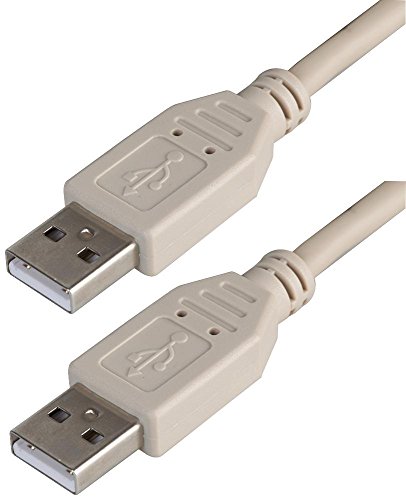 Pro Signal PSG91429 USB 2.0 A-Stecker auf A-Stecker, 2 m, Grau von PROSIGNAL