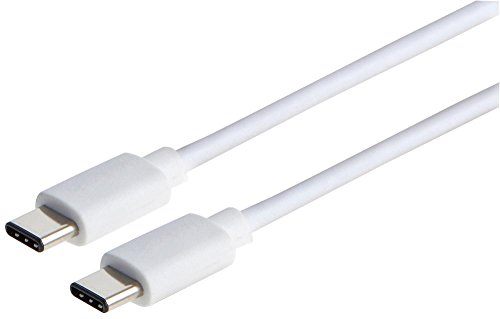Pro Signal PSG91489 USB 2.0 Typ-C auf USB Typ-C Kabel, 0,5 m, Weiß von PROSIGNAL