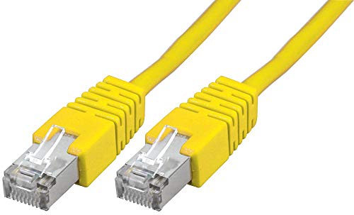 Pro Signal RJ45 auf RJ45 Cat5e S/FTP Ethernet-Patchkabel, 5 m, Gelb Pro Signal RJ45 auf RJ45 Cat5e S/FTP Ethernet-Patchkabel, 5 m, Gelb von PROSIGNAL