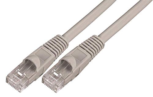 Pro Signal Snagless Cat6 UTP LSOH Ethernet-Patchkabel, 0,5 m, Grau von PROSIGNAL