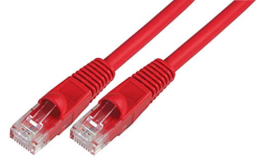 Pro Signal Snagless Cat6 UTP LSOH Ethernet-Patchkabel, 10 m, Rot von PROSIGNAL